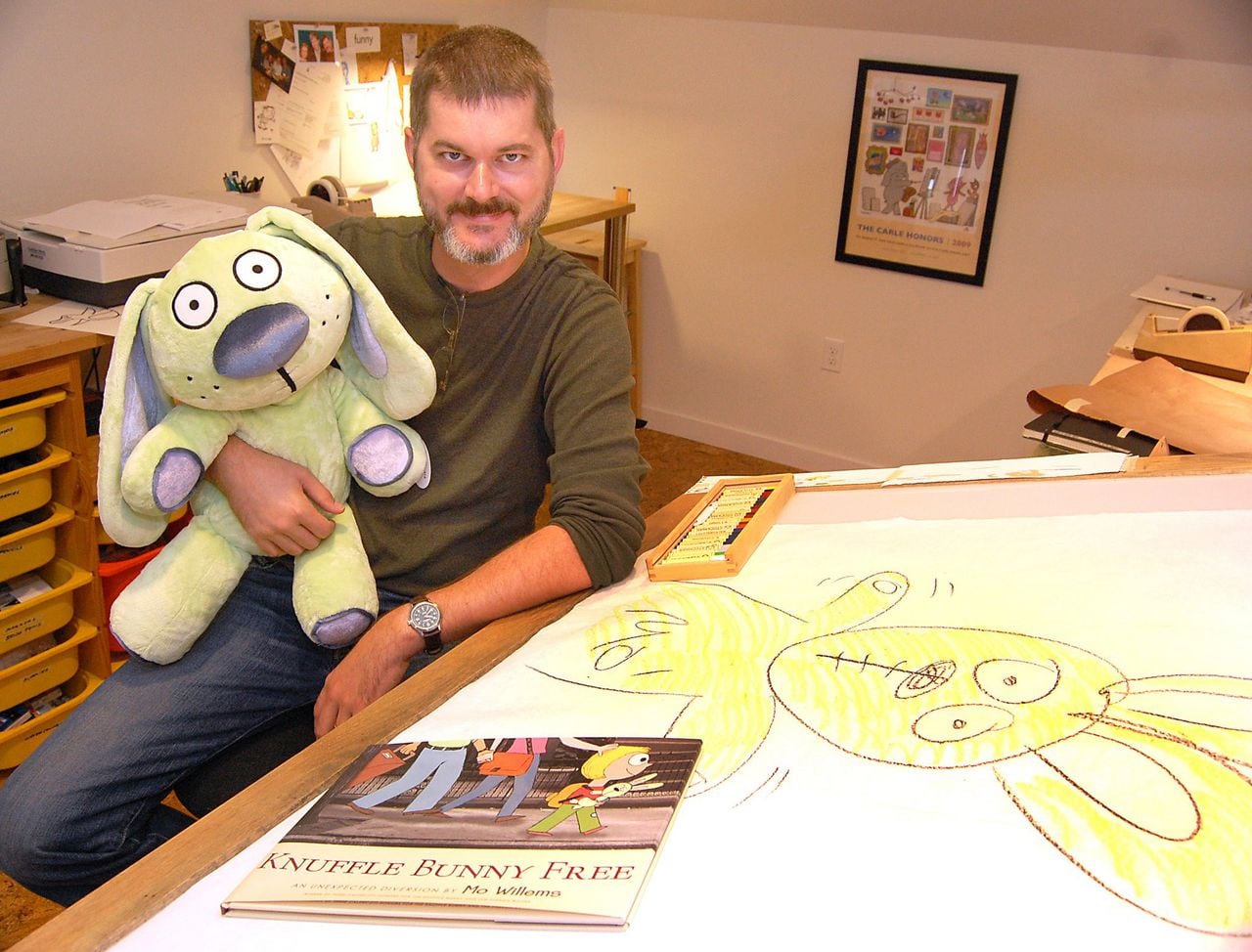 Meet author mo willems the rock star behind the knuffle bunny books