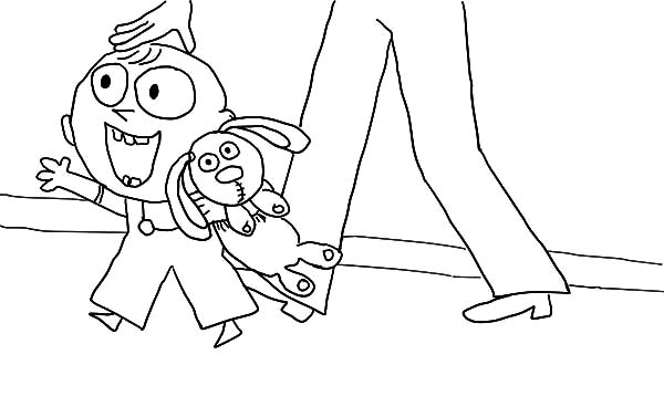 Knuffle bunny coloring pages