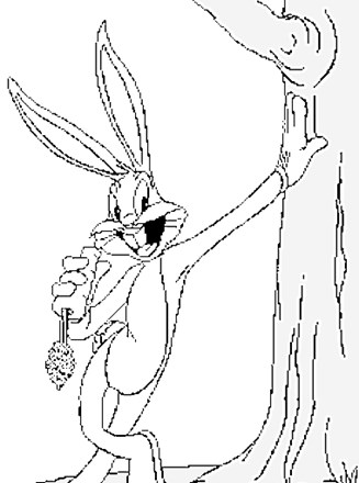 Looney tunes coloring page