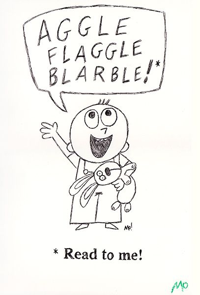 Knuffle bunny pencil sketch by mo willems