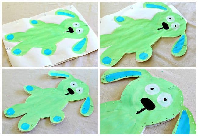 Knuffle bunny art project for kids