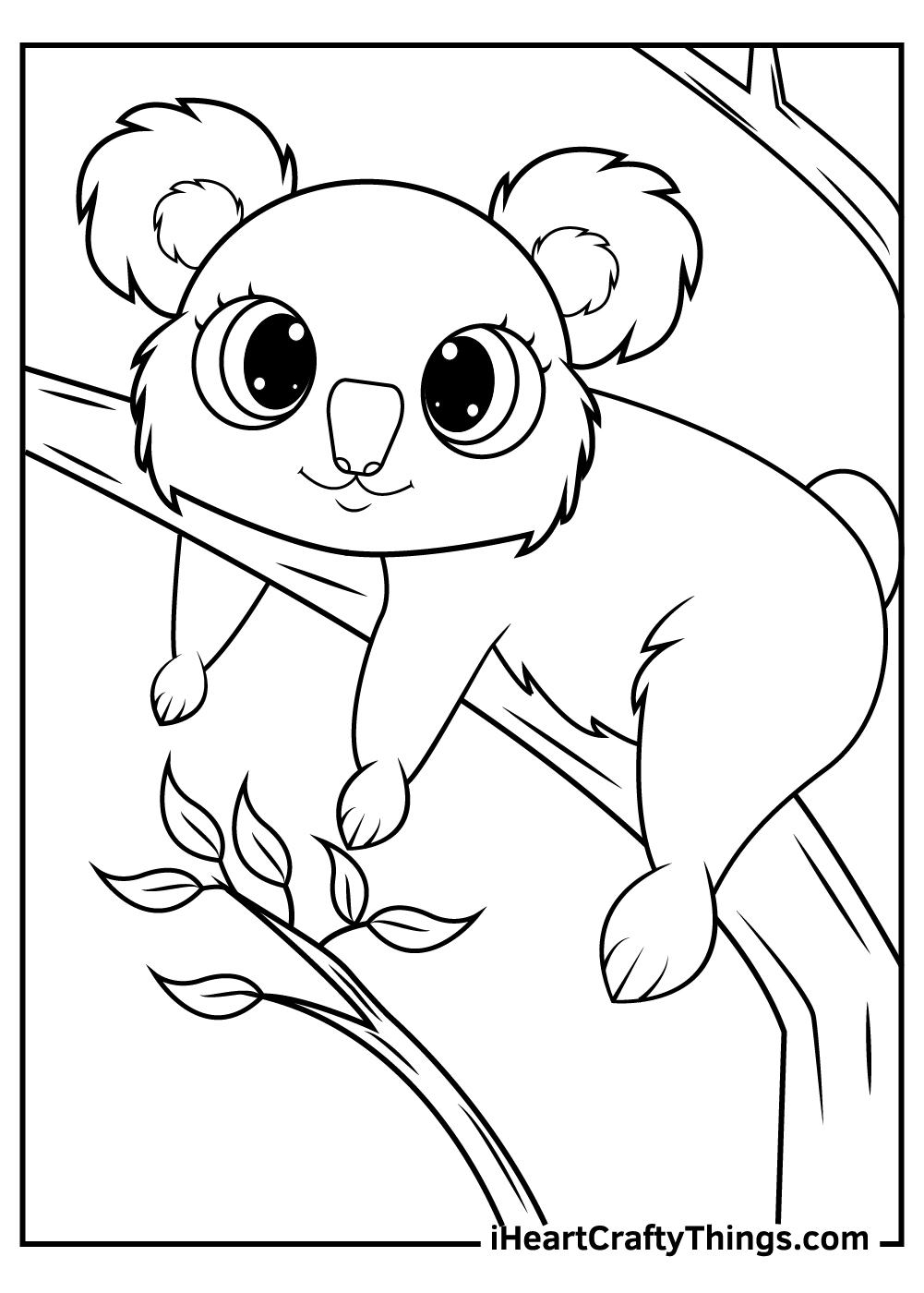 Koalas coloring pages updated