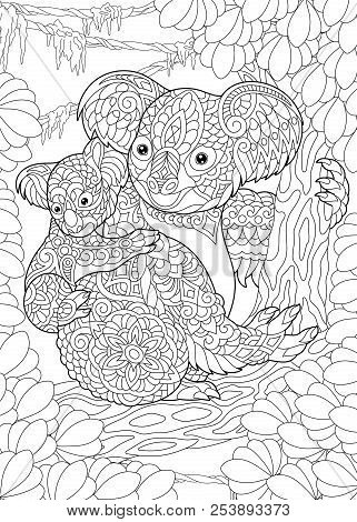 Coloring page vector photo free trial bigstock