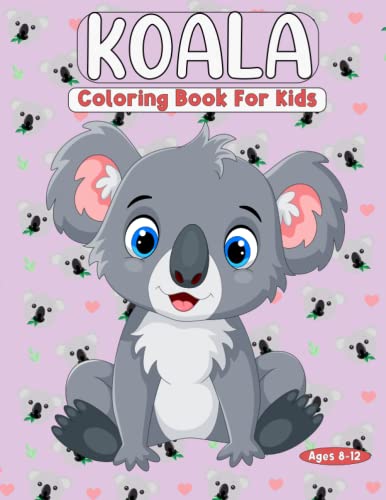 Koala coloring book for kids ages