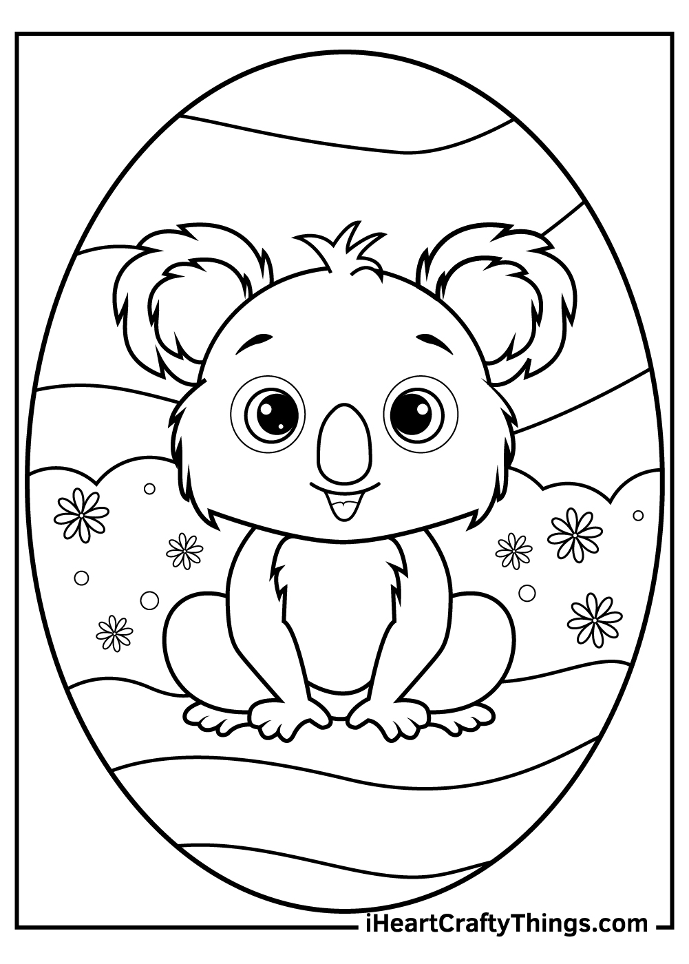 Koalas coloring pages updated