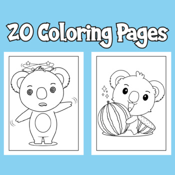 Koala coloring pages cute koala bear australian printable coloring pages