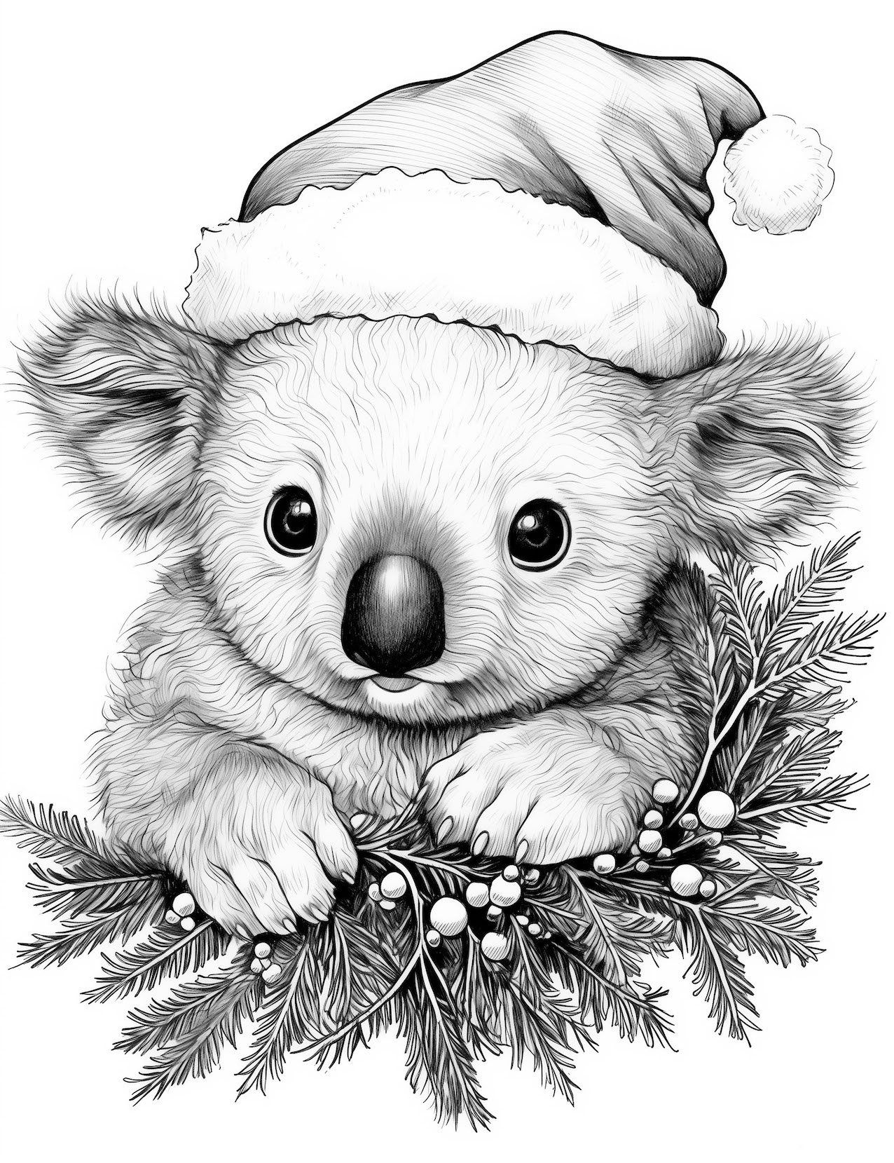 Adorable koala coloring pages for kids and adults