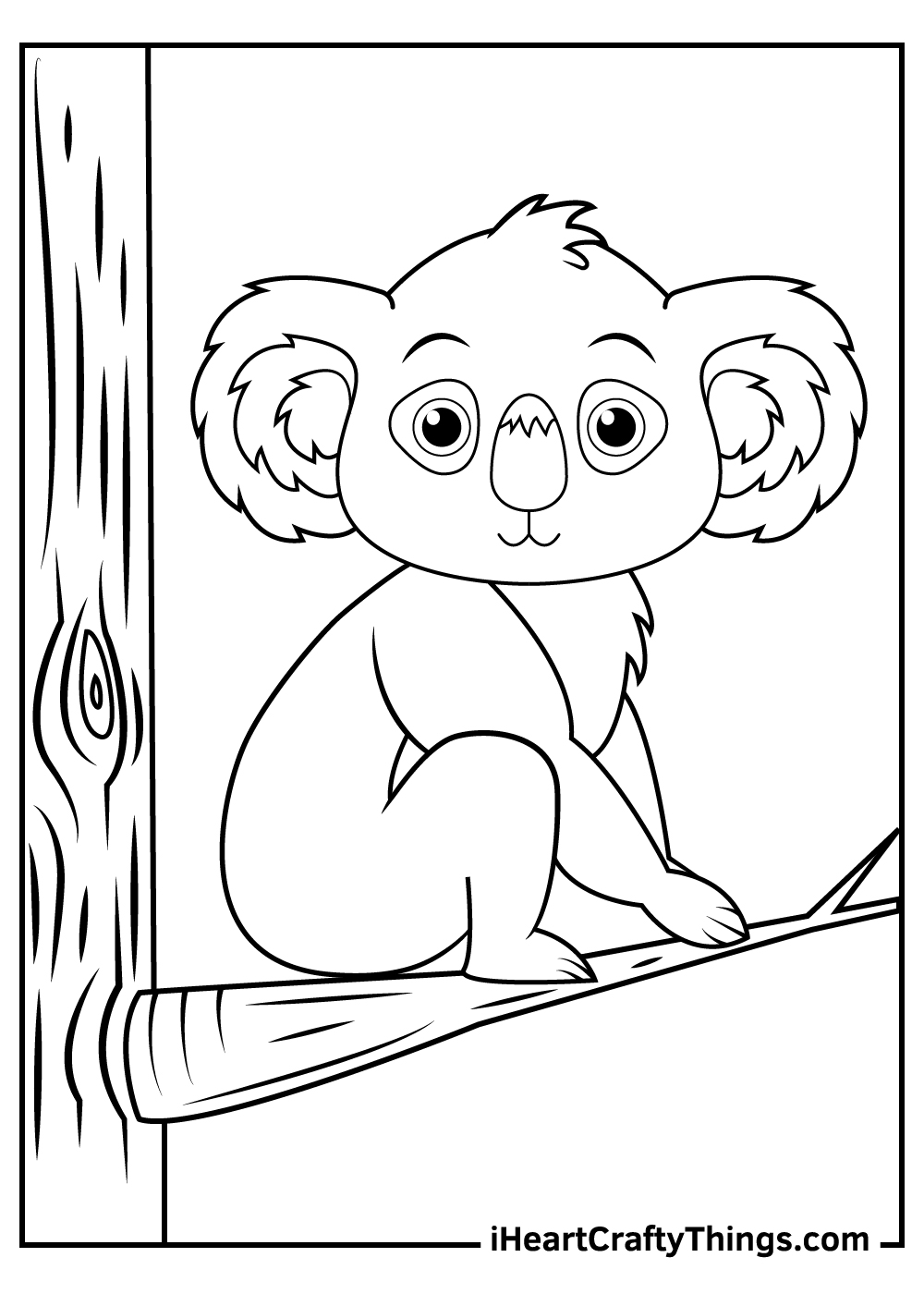 Koalas coloring pages updated