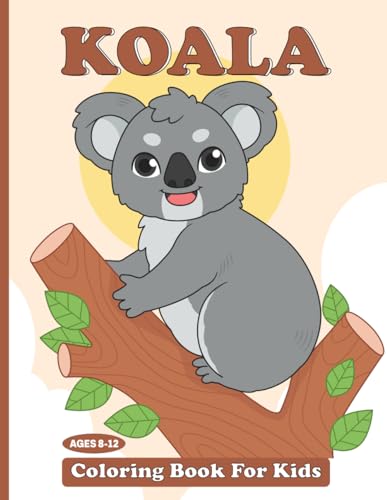 Koala coloring book for kids ages