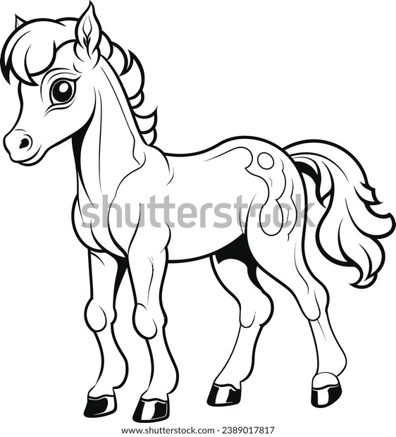 Horse coloring page photos and images