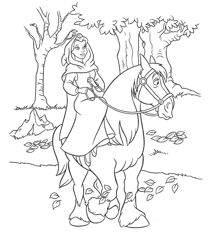 Horse and rider coloring pages printable for free download