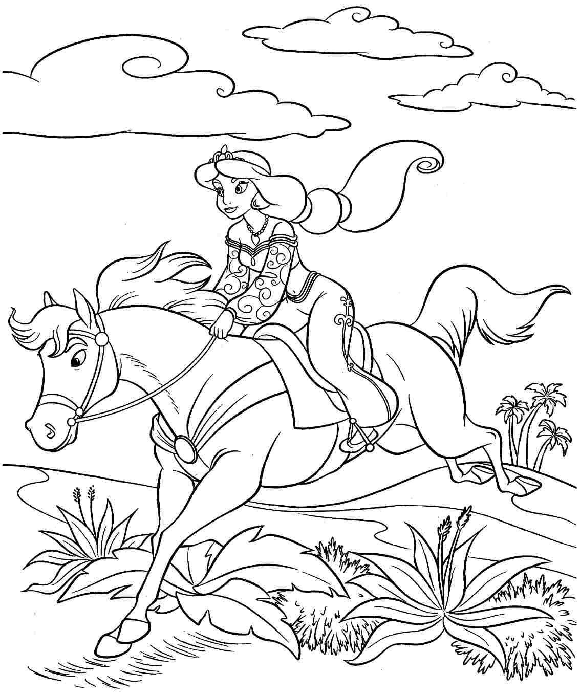 Princess riding a horse coloring pages â from the thousand pictures on the web about princeâ horse coloring pages princess coloring pages cartoon coloring pages