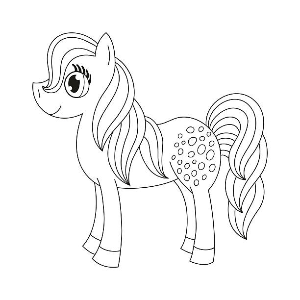 Animal coloring pages stock illustrations royalty