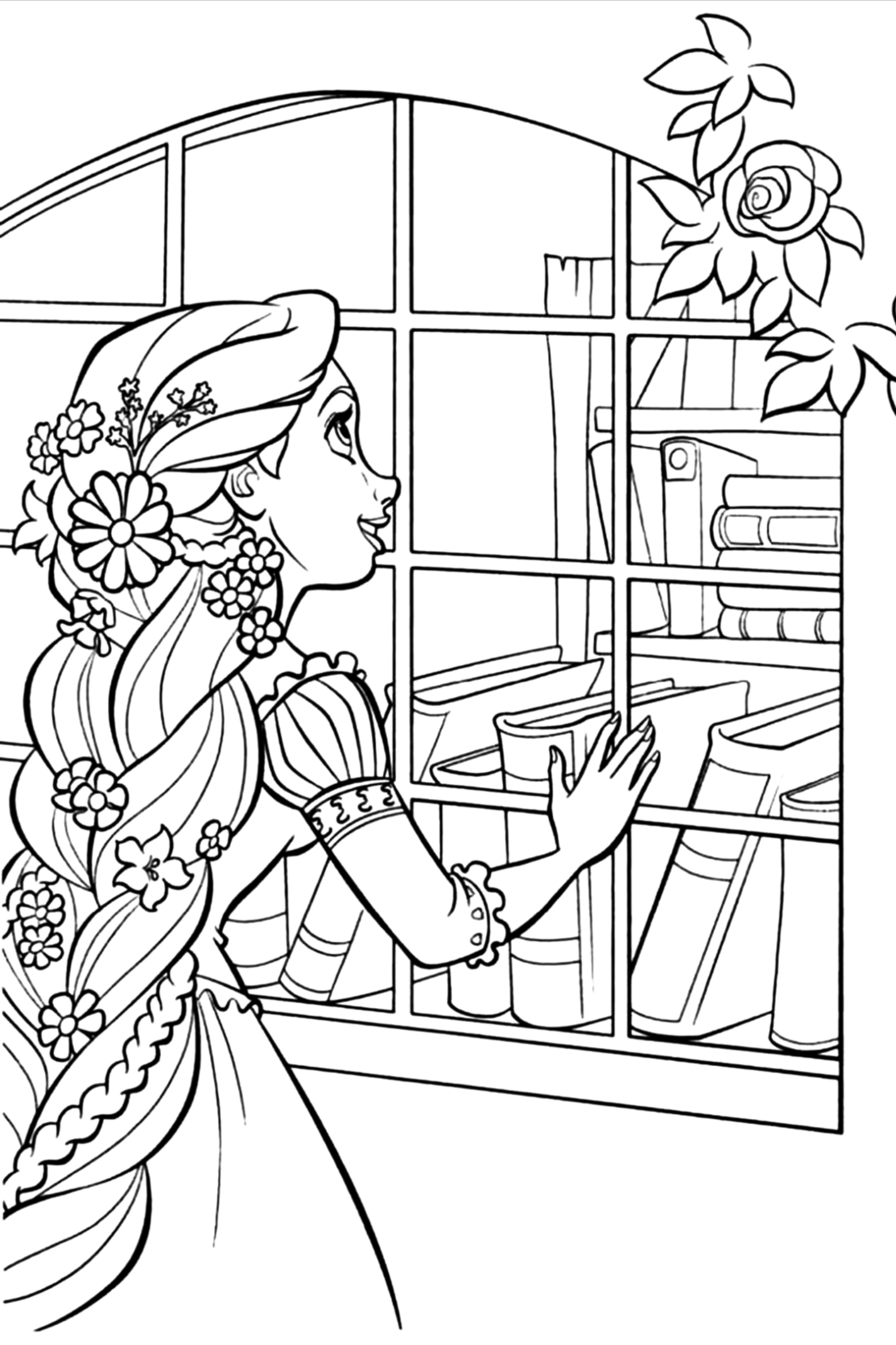 Princess coloring pages for kids princess coloring pages disney coloring pages tangled coloring pages