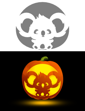 Free printable animal pumpkin stencils page