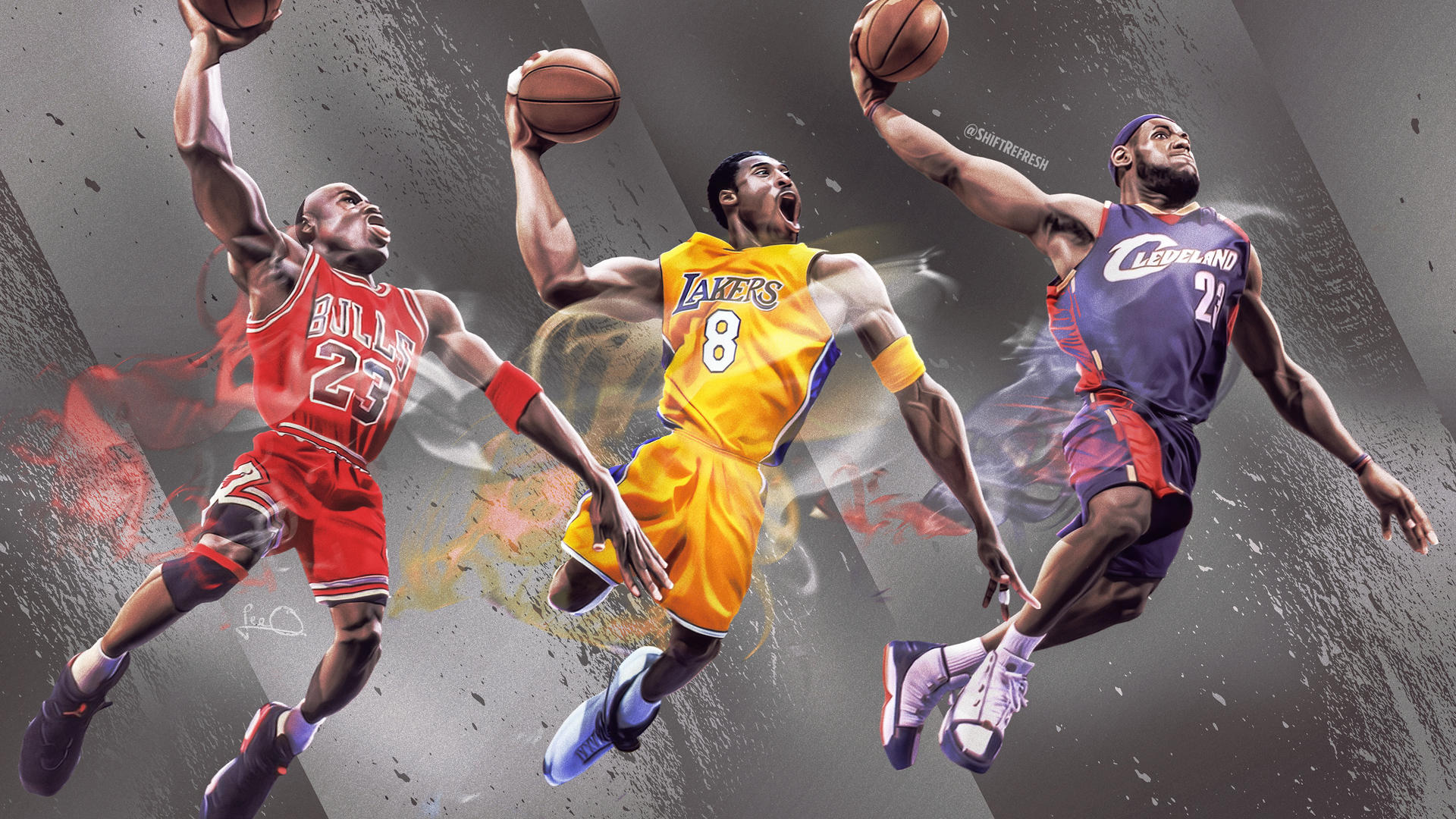 Download kobe and lebron wallpaper Bhmpics