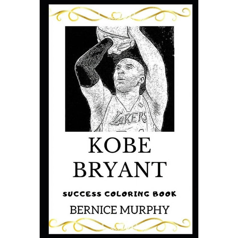 Kobe bryant coloring books kobe bryant success coloring book series paperback