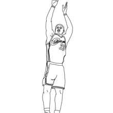 Kobe bryant coloring pages