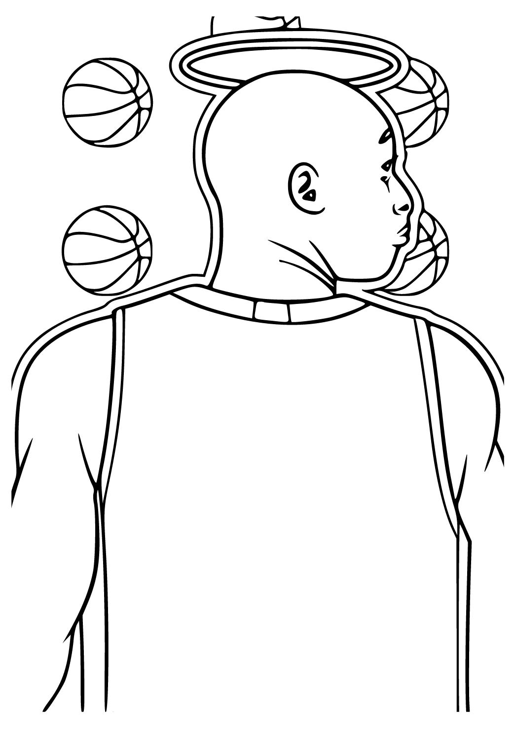 Free printable kobe bryant nimbus coloring page sheet and picture for adults and kids girls and boys