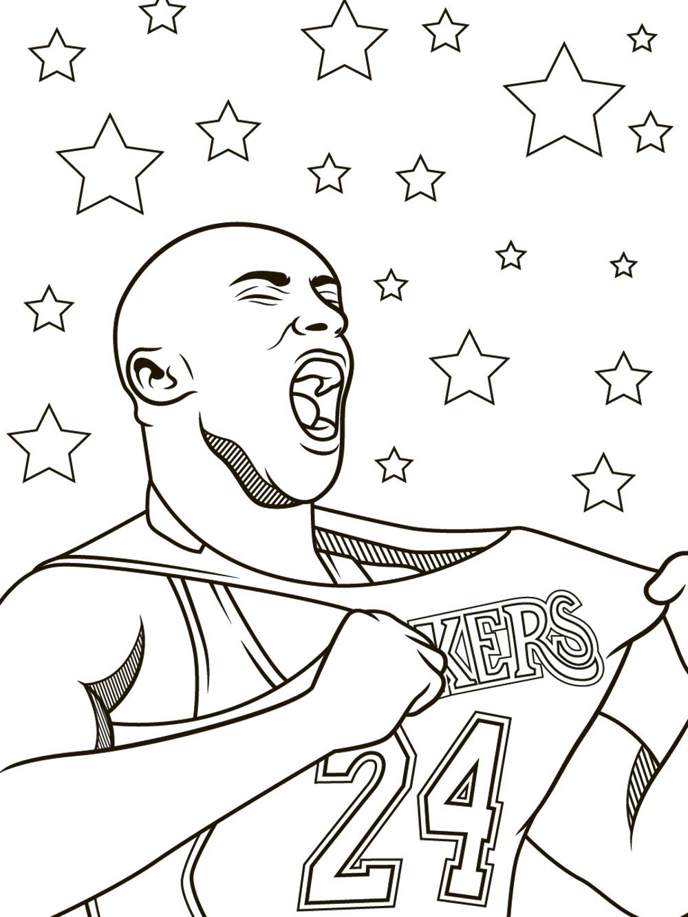 Kobe bryant coloring pages coloring pages pj masks coloring pages kobe