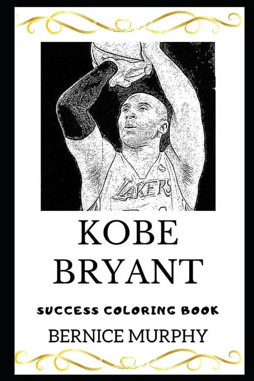 Kobe bryant coloring books kobe bryant success coloring book series paperback