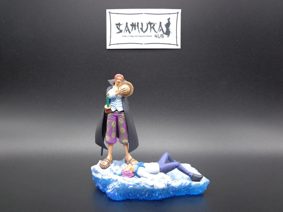 Megahouse one piece log box impel dowm vol figure shanks and coby koby rare