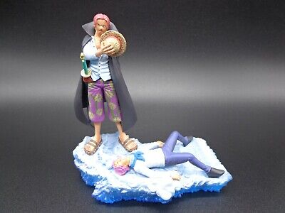 Megahouse one piece log box impel dowm vol figure shanks and coby koby rare