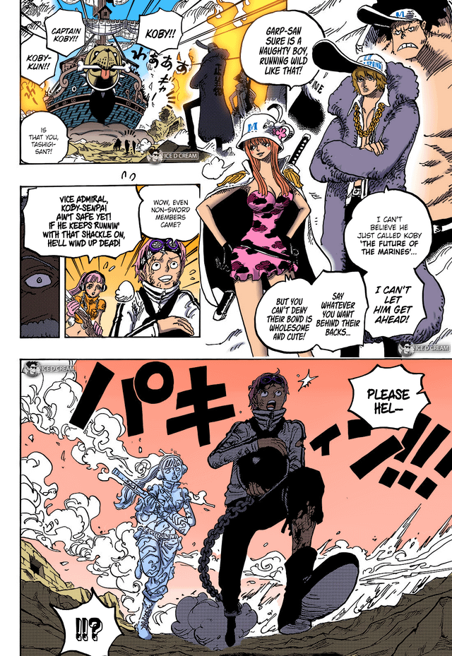 One piece chapter colored ronepiece