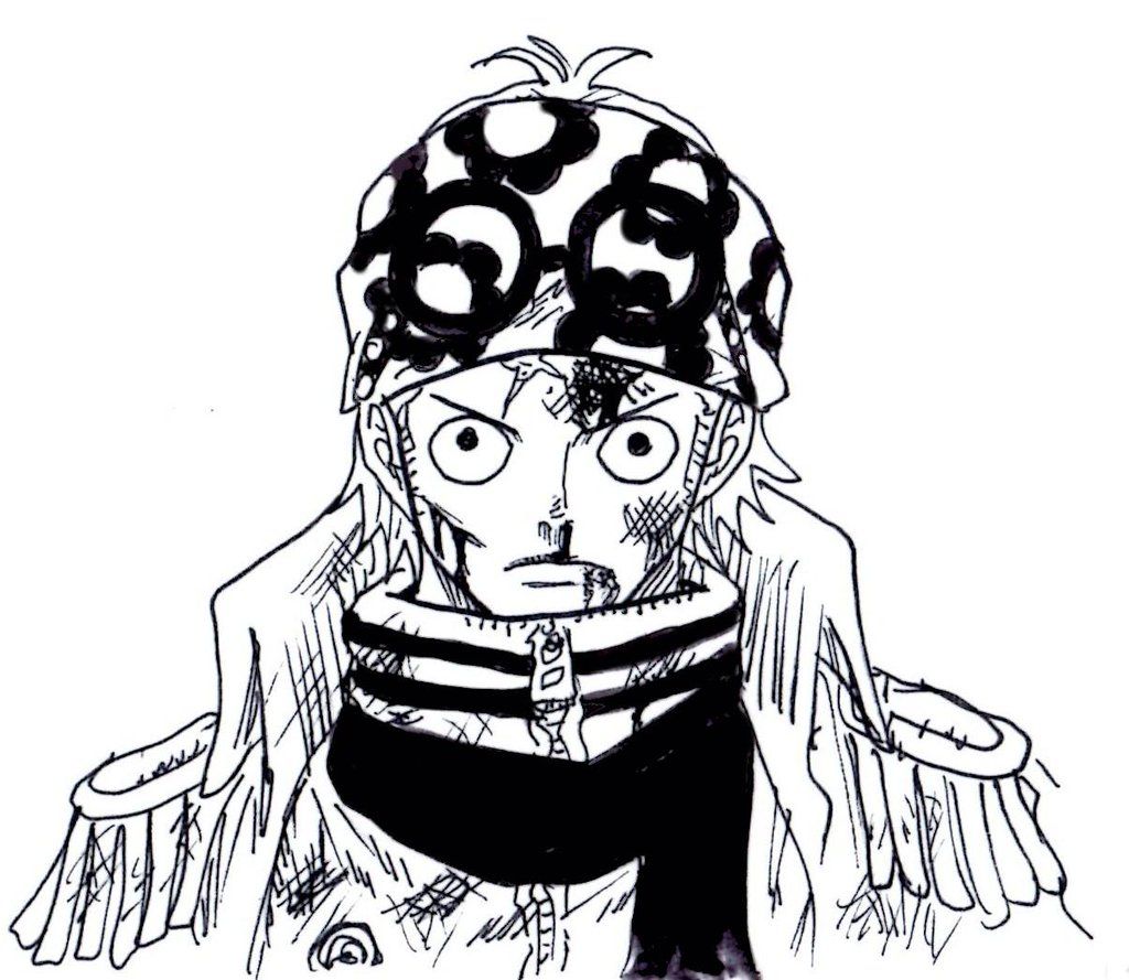 One piece coby coloring page