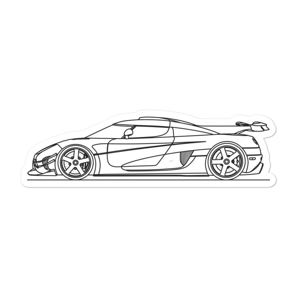 Koenigsegg one sticker â artlines design