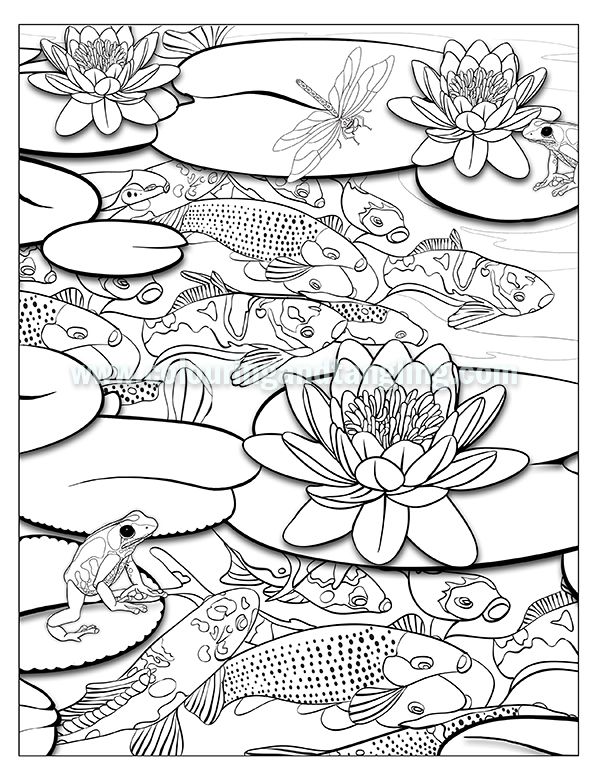 Colouring pages of koi fish fish coloring page detailed coloring pages fall coloring pages