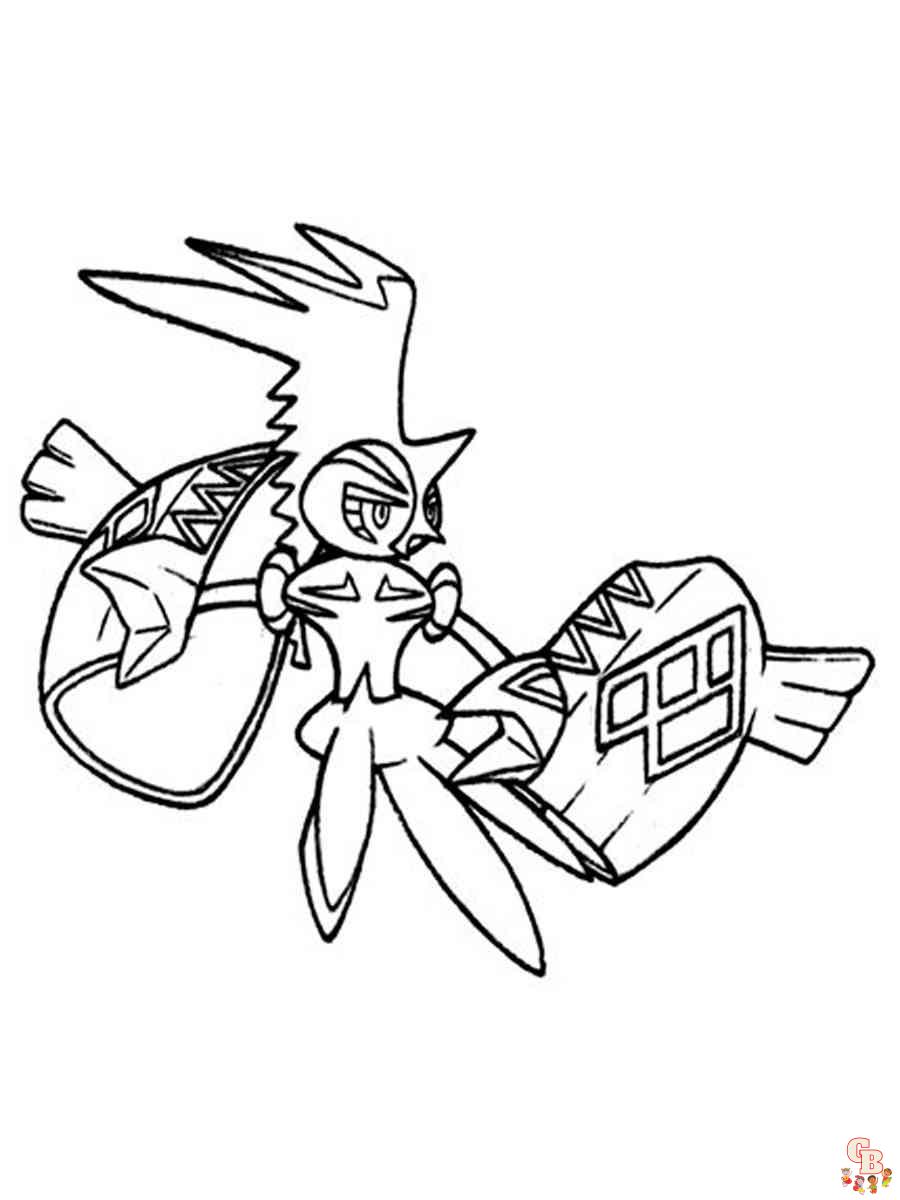 Fun and educational pokãmon tapu koko coloring pages