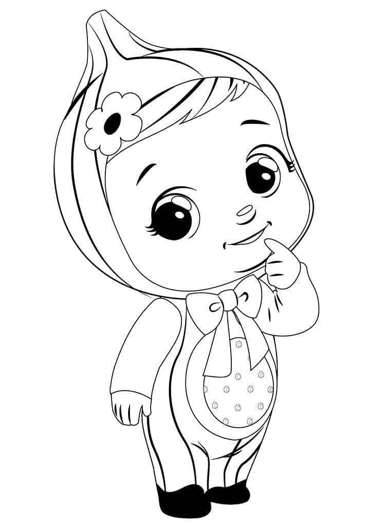 Cry babies coconut koko coloring page