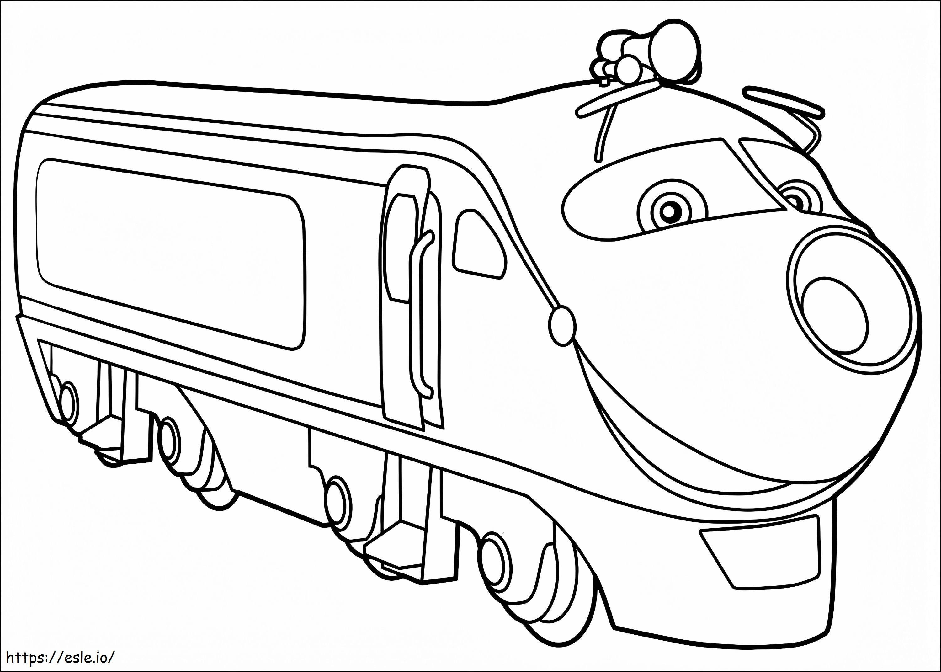 Koko sonriendo coloring page