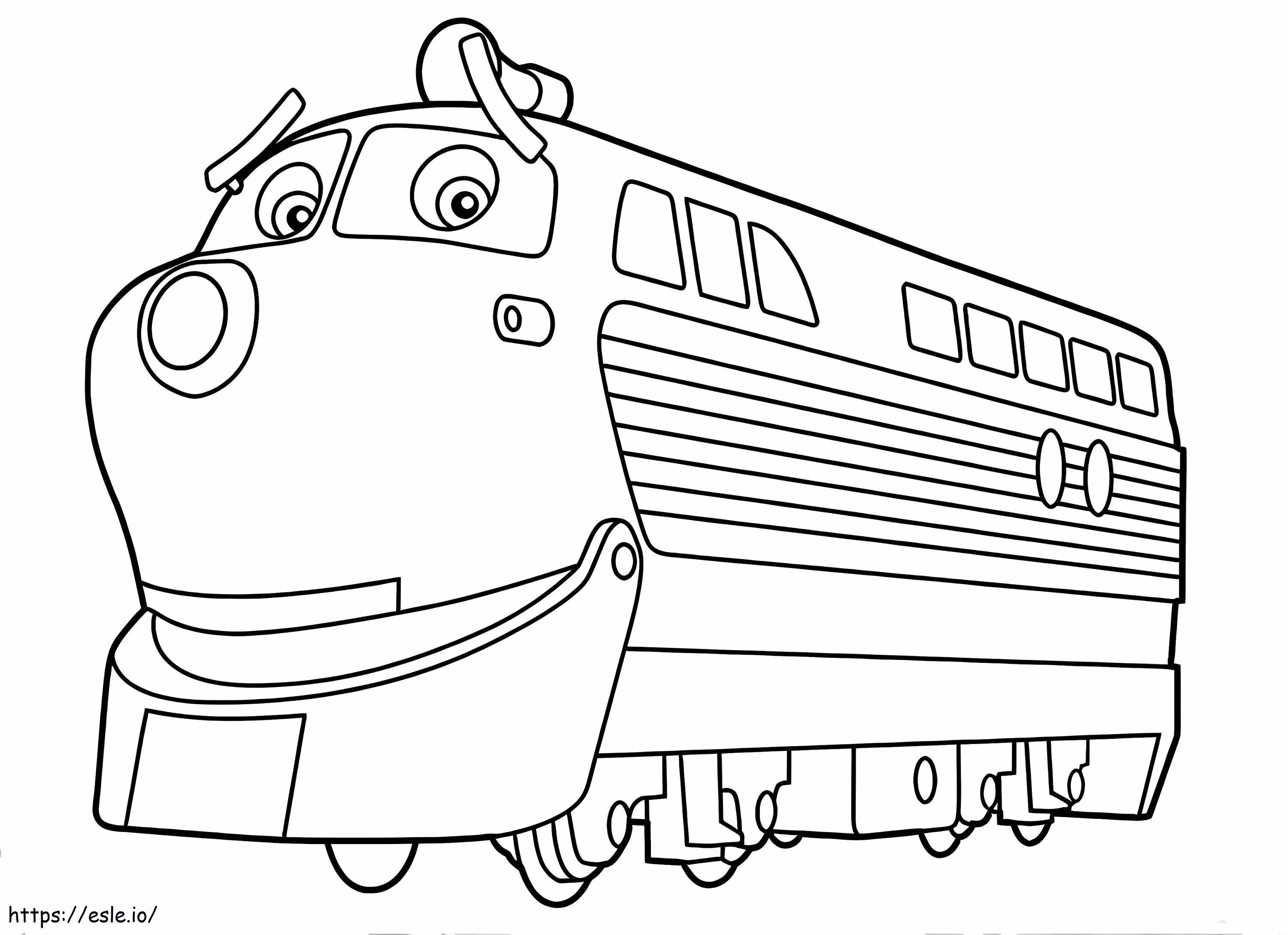 Koko from chuggington coloring page