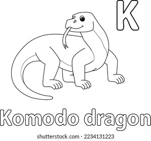 Komodo dragon vector art graphics