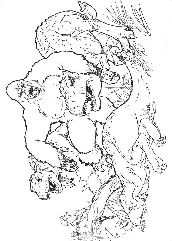 King kong coloring pages