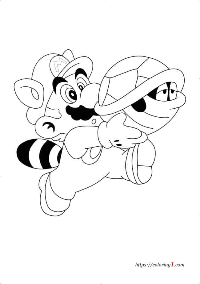 Mario coloring pages