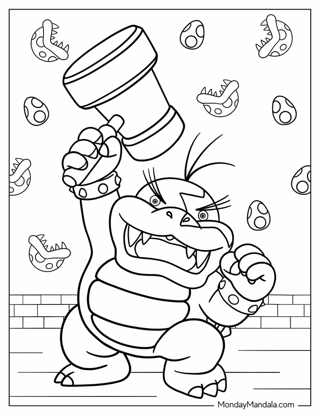 Nintendo coloring pages free pdf printables