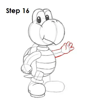 How to draw koopa troopa