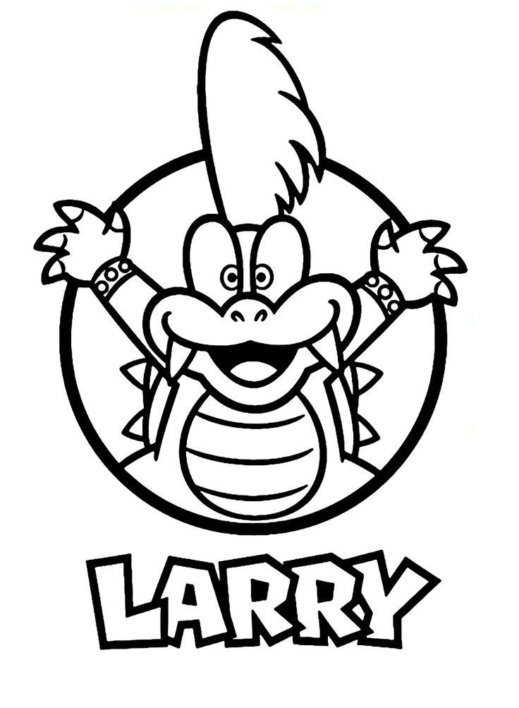 Koopalings coloring pages