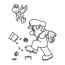 Top free printable super mario coloring pages online