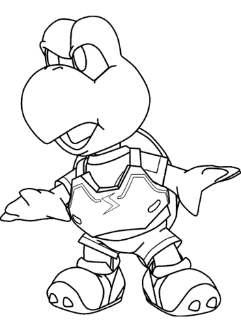 Free mario coloring pages
