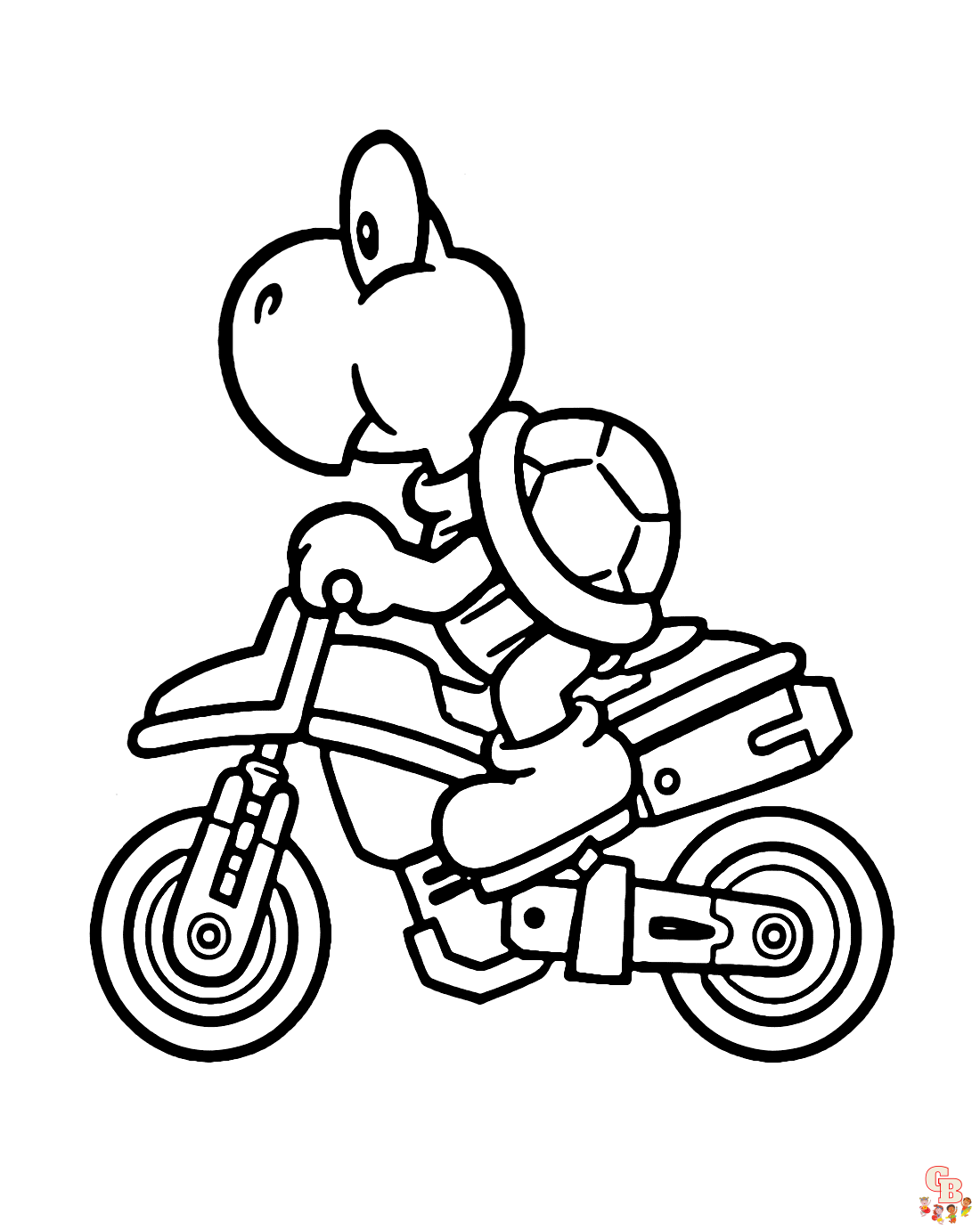 Printable koopa troopa coloring pages free for kids and adults