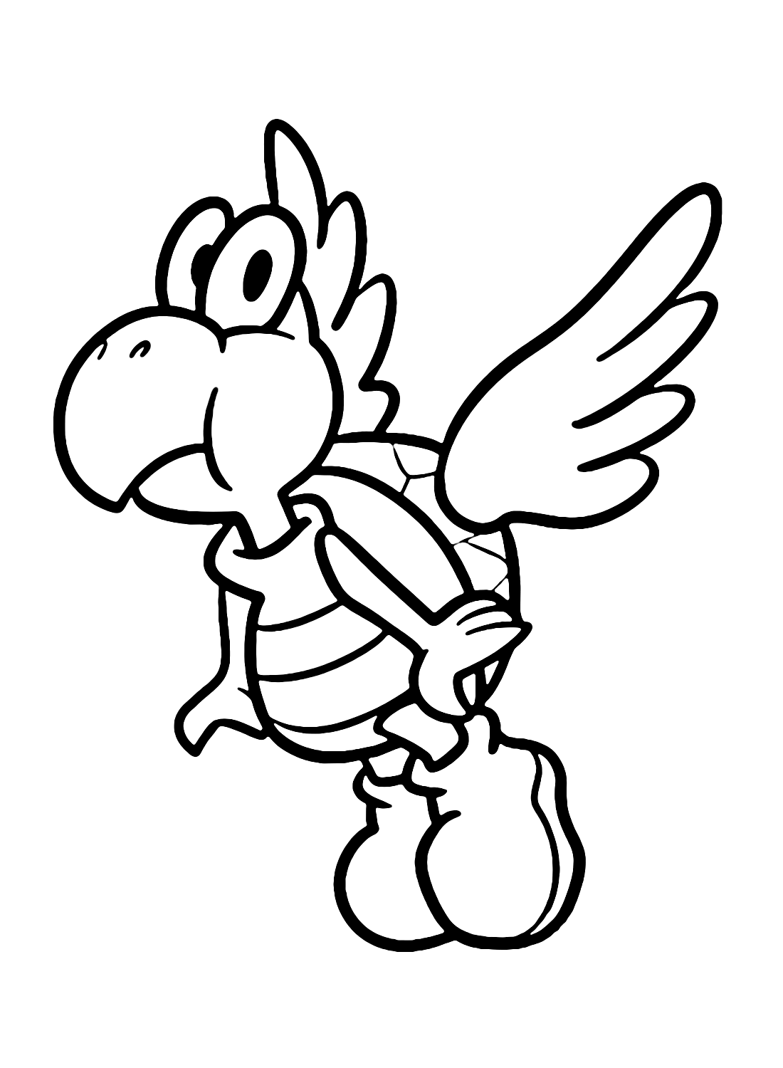 Koopa troopa coloring pages printable for free download