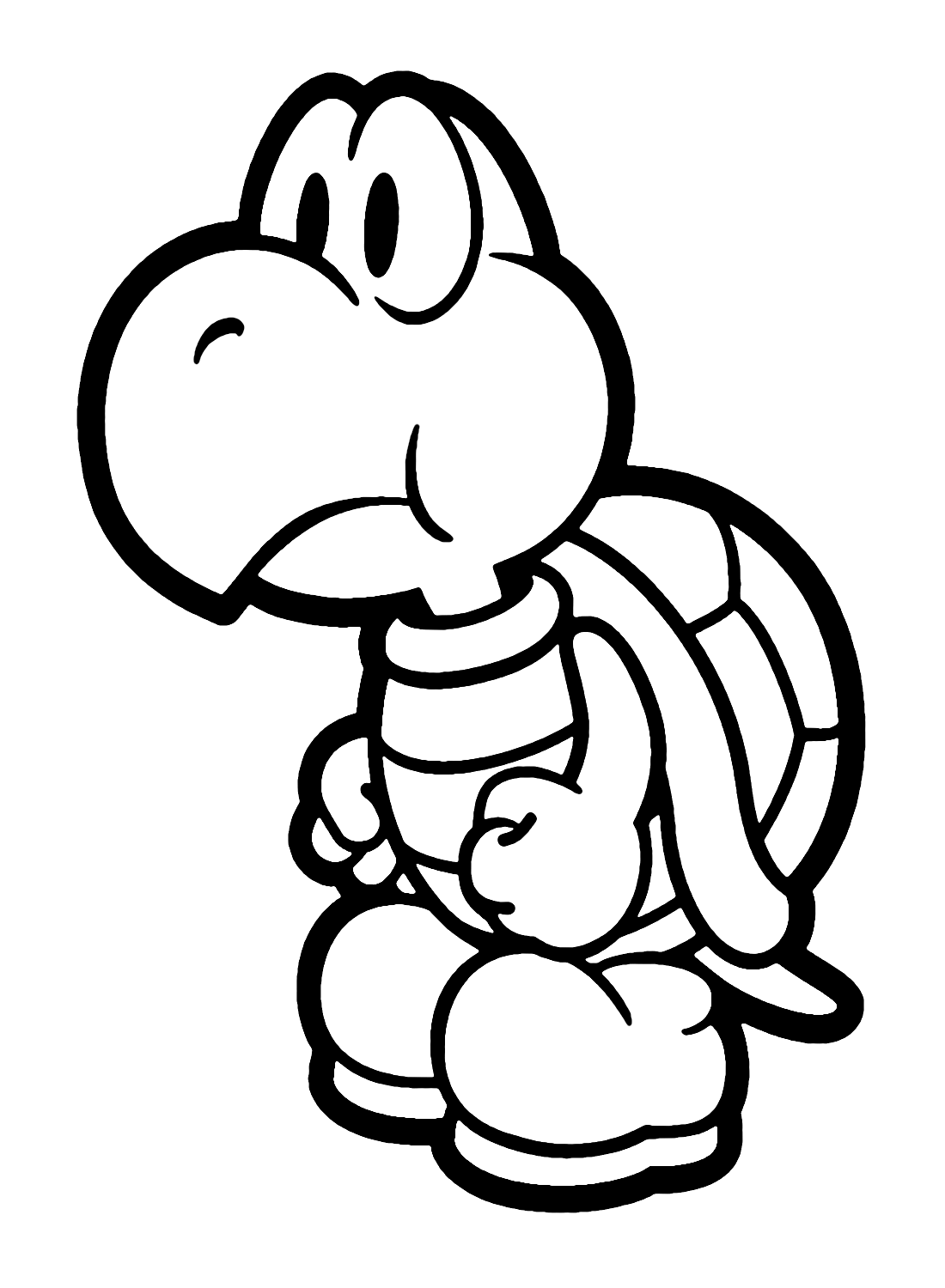 Koopa troopa coloring pages printable for free download