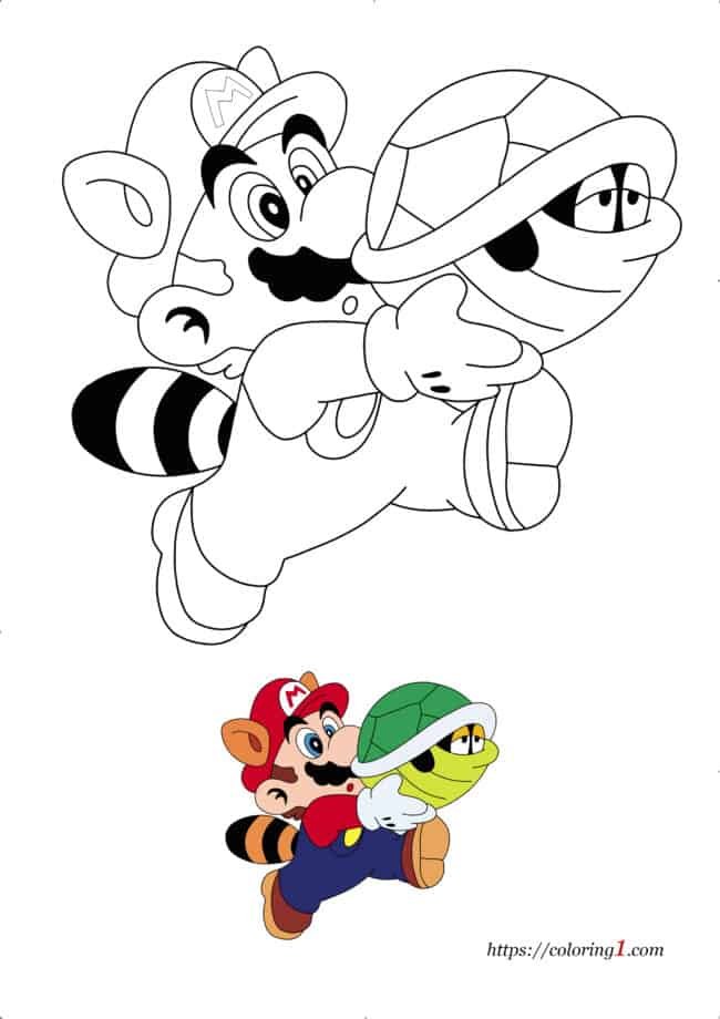 Mario coloring pages