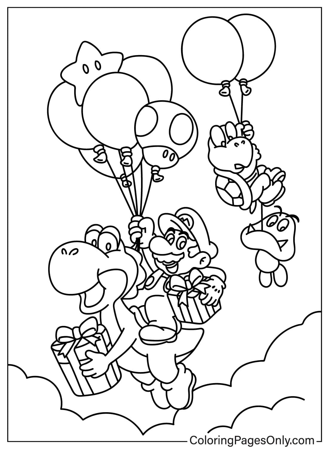 Koopa troopa coloring pages