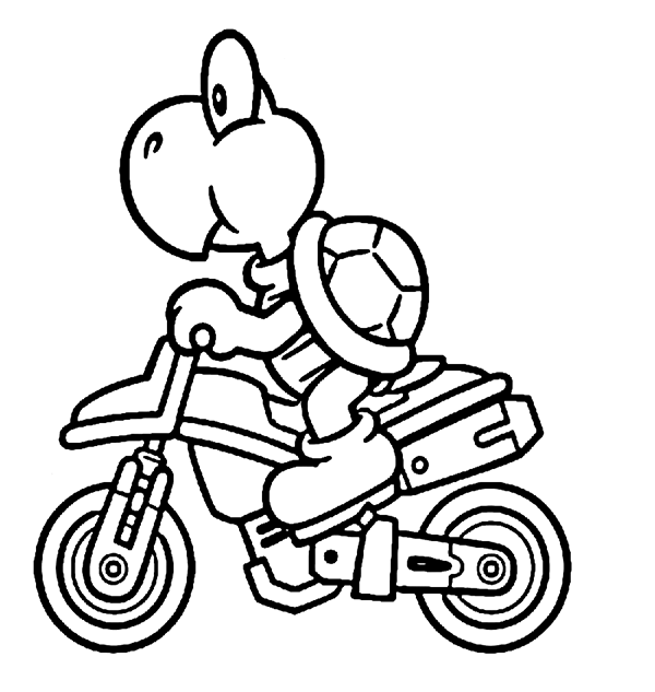 Koopa troopa coloring pages