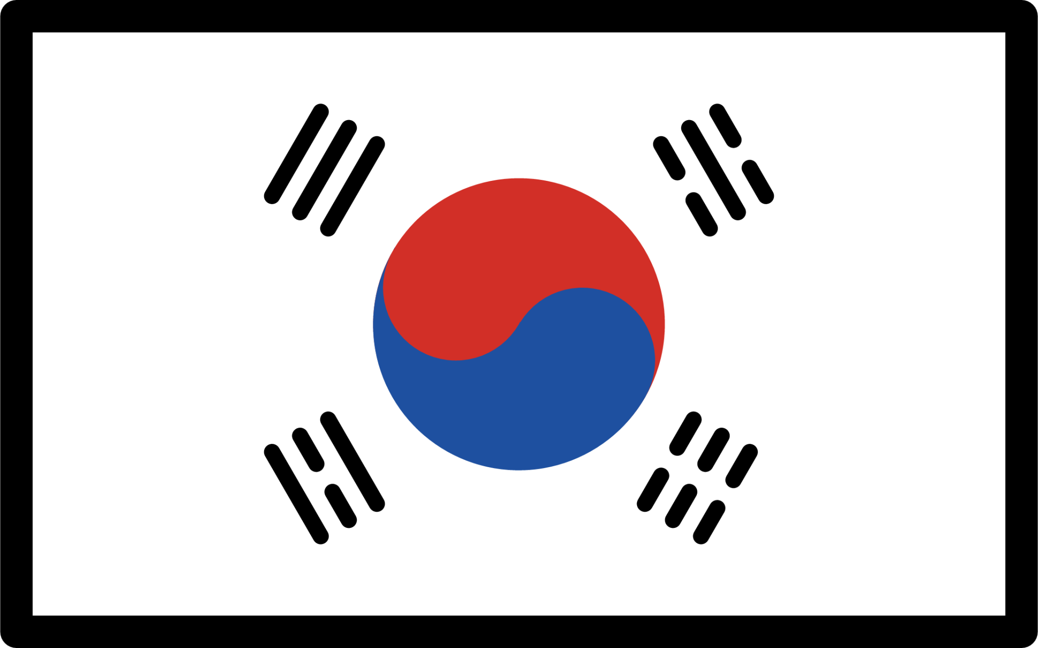 Flag south korea emoji